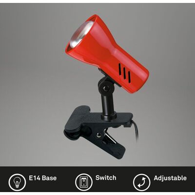 BRILONER Rotes 11,5cm E14 40W Leuchte BRILONER Rotes 11,5cm E14 40W Leuchte