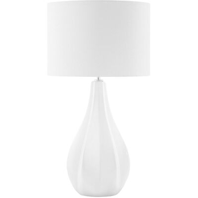 Beliani SANTEE Beigefarbene Porzellan-Tischlampe - Tischlampe Beliani SANTEE Beigefarbene Porzellan-Tischlampe - Tischlampe