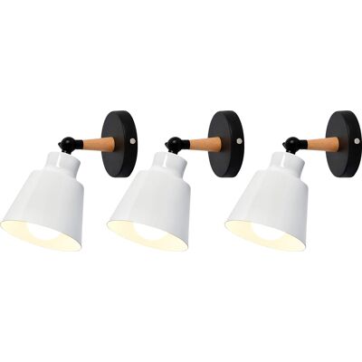 AXHUP 3X Vintage Retro Industrielle Wandleuchte - Wandleuchte AXHUP 3X Vintage Retro Industrielle Wandleuchte - Wandleuchte