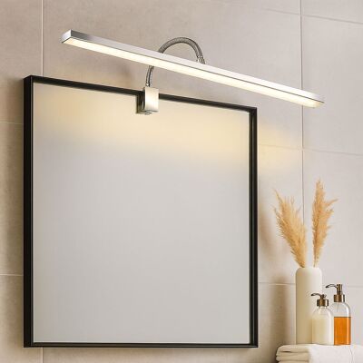 Briloner Led Wandlampe Wandleuchte Badezimmerlampe Dimmer Spiegelleuchte, Metall Chrom, 7w 600lm Warmweiß, Neutralweiß, L 60 Cm Briloner Led Wandlampe Wandleuchte Badezimmerlampe Dimmer Spiegelleuchte, Metall Chrom, 7w 600lm Warmweiß, Neutralweiß, L 60 Cm