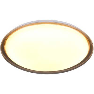 Reality Led-deckenleuchte Caliro Rauchfarbig Warmweiß Deckenlampen Reality Led-deckenleuchte Caliro Rauchfarbig Warmweiß Deckenlampen