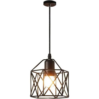 STOEX Industrie Pendelleuchte, Schwarz Hängelampe E27 Vintage Metall Käfig Deckenlampe Höhenverstellbar Für Esszimmer Küche Wohnzimmer STOEX Industrie Pendelleuchte, Schwarz Hängelampe E27 Vintage Metall Käfig Deckenlampe Höhenverstellbar Für Esszimmer Küche Wohnzimmer