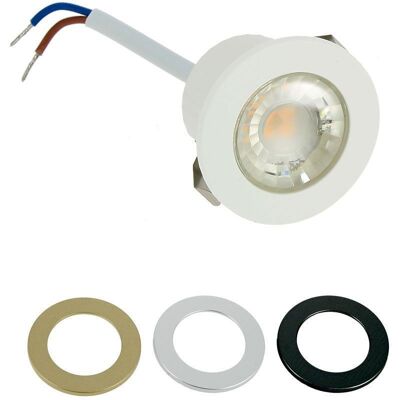 Arum Lighting - Mini Einbau-LED-Facette 1W Weiß - LED Einbau-Spotscheinwerfer Arum Lighting - Mini Einbau-LED-Facette 1W Weiß - LED Einbau-Spotscheinwerfer