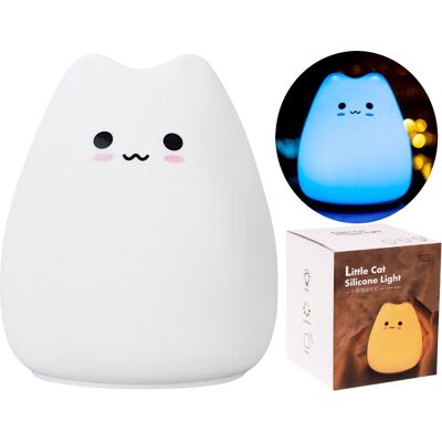 OEM Silikon-led-nachtlicht In Katzenform Für Kinder, Weiche Katze, Kabelloser Timer OEM Silikon-led-nachtlicht In Katzenform Für Kinder, Weiche Katze, Kabelloser Timer