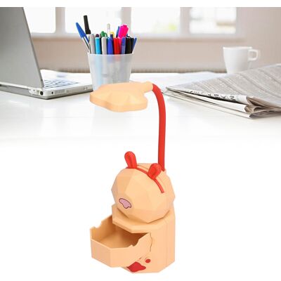 JUTE Led-schreibtischlampe Mit Cartoon-motiv, Usb-aufladbar, Augenschonendes Nachtlicht, Ideal Zum Lesen Im Studentenwohnheim, Mit Integrierter Schublade, Warmweißes Licht, Usb-aufladbar, Gelbes Licht JUTE Led-schreibtischlampe Mit Cartoon-motiv, Usb-aufladbar, Augenschonendes Nachtlicht, Ideal Zum Lesen Im Studentenwohnheim, Mit Integrierter Schublade, Warmweißes Licht, Usb-aufladbar, Gelbes Licht