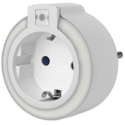 Perel Led-nachtlicht Mit Steckdose – Deutscher Stecker Perel Led-nachtlicht Mit Steckdose – Deutscher Stecker
