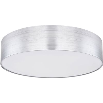ETC-SHOP Deckenlampe Wohnzimmerlampe Dimmbar Mit Fernbedienung Tageslicht Deckenleuchte Schlafzimmer Led , Memoryfunktion Cct Timer Nachtlicht, Metall Weiß Silber, Led 40w 2500lm 3000-6000k, Dxh 60x12cm ETC-SHOP Deckenlampe Wohnzimmerlampe Dimmbar Mit Fernbedienung Tageslicht Deckenleuchte Schlafzimmer Led , Memoryfunktion Cct Timer Nachtlicht, Metall Weiß Silber, Led 40w 2500lm 3000-6000k, Dxh 60x12cm