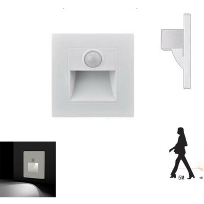 RG - Nachtlicht PIR Sensor 6000K Weiß Kompakt RG - Nachtlicht PIR Sensor 6000K Weiß Kompakt