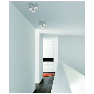 Trade Shop - Weiße Deckenlampe mit 3 GU10 Fassungen - Deckenleuchte Trade Shop - Weiße Deckenlampe mit 3 GU10 Fassungen - Deckenleuchte