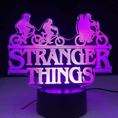 LONGZIMING 3d-illusionslampe Fremde C Dinge Nachttischlampe 16 Farbwechsel Dekoration Neujahr Valentinstag Geschenk Für Jungen Mädchen Kinderzimmer Dekor LONGZIMING 3d-illusionslampe Fremde C Dinge Nachttischlampe 16 Farbwechsel Dekoration Neujahr Valentinstag Geschenk Für Jungen Mädchen Kinderzimmer Dekor