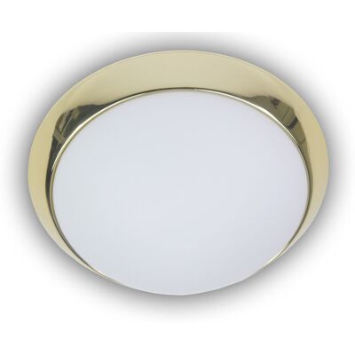 Niermann Modell - Opal-mattes Glas - Messing - 30cm - Warmweiß - Deckenleuchte Niermann Modell - Opal-mattes Glas - Messing - 30cm - Warmweiß - Deckenleuchte