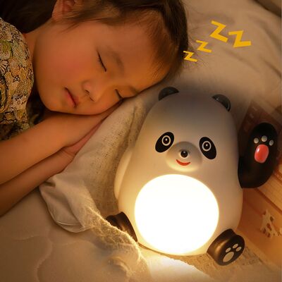 JUTE Kleines Nachtlicht, Minimalistische Und Moderne Tischlampe Für Kindergarten- Und Grundschulkinder, Geburtstagsgeschenk Mit Panda-motiv. JUTE Kleines Nachtlicht, Minimalistische Und Moderne Tischlampe Für Kindergarten- Und Grundschulkinder, Geburtstagsgeschenk Mit Panda-motiv.