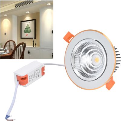 JUTE 7w Cob-einbaustrahler Mit Led-deckenleuchte, 4,3 Zoll Einbau-innenbeleuchtung, Dekorative Deckenleuchte Für Zuhause. JUTE 7w Cob-einbaustrahler Mit Led-deckenleuchte, 4,3 Zoll Einbau-innenbeleuchtung, Dekorative Deckenleuchte Für Zuhause.