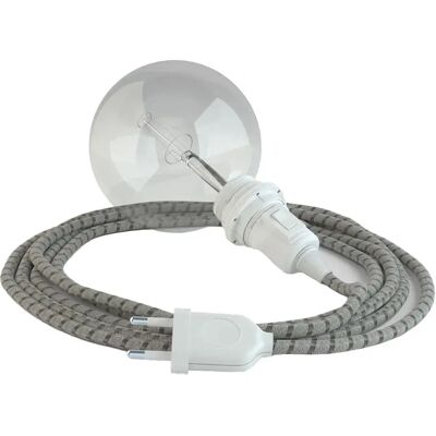 Hängelampe Creative Cables Rd53 Stripes Textilkabel 5m Hängelampe Creative Cables Rd53 Stripes Textilkabel 5m