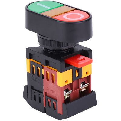 HEAT Apbb-22/25n Doppel-drucktaster Mit Led-beleuchtung, Nicht-nc-momentantaster (380vac) HEAT Apbb-22/25n Doppel-drucktaster Mit Led-beleuchtung, Nicht-nc-momentantaster (380vac)