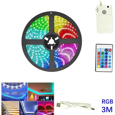 DRIWEI 3mrgb-led-streifenmitinfrarot-bewegungssensor,usb-batteriebetrieben,te-b0453 DRIWEI 3mrgb-led-streifenmitinfrarot-bewegungssensor,usb-batteriebetrieben,te-b0453