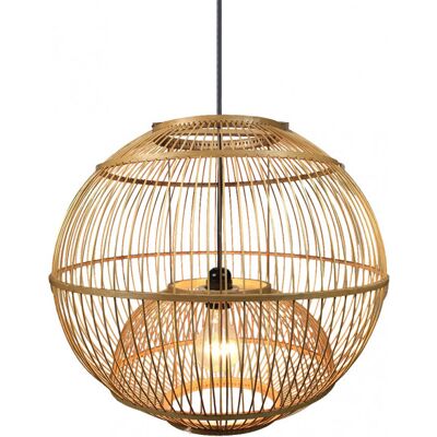 Runde Bambus-krotonen-anhänger 1xe27 45d - Fabrilamp Runde Bambus-krotonen-anhänger 1xe27 45d - Fabrilamp