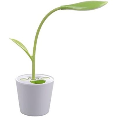LONGZIMING Usb-led-nachttischlampe, 3 Beleuchtungsmodi, Schreibtischlampe, Tischlampe, Ideal Zum Lesen, Ursprüngliche Pflanzenform, Grün Und Beruhigend, Multifunktional, Reduziert Die Belastung Der Augen LONGZIMING Usb-led-nachttischlampe, 3 Beleuchtungsmodi, Schreibtischlampe, Tischlampe, Ideal Zum Lesen, Ursprüngliche Pflanzenform, Grün Und Beruhigend, Multifunktional, Reduziert Die Belastung Der Augen