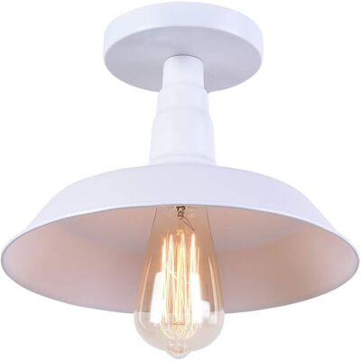 STOEX Vintage Deckenleuchte Industrie Deckenlampe Edison Simple Retro White Deckenleuchte (glühbirne Nicht Im Lieferumfang Enthalten) STOEX Vintage Deckenleuchte Industrie Deckenlampe Edison Simple Retro White Deckenleuchte (glühbirne Nicht Im Lieferumfang Enthalten)