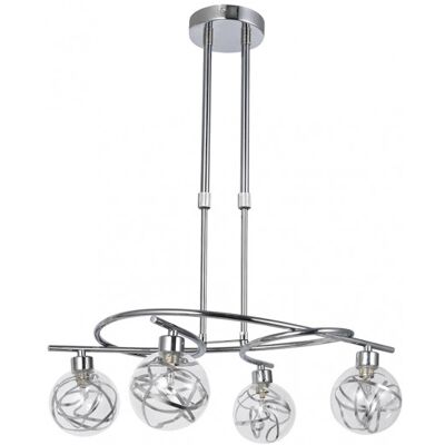 Fabrilamp Varanasi Lampe 4xG9 Chrom - Lampentyp Fabrilamp Varanasi Lampe 4xG9 Chrom - Lampentyp