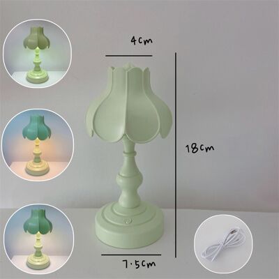 JUTE Retro-tischleuchte, Lotusblatt-nachtlicht, Niedliche Und Romantische Schlafzimmerbeleuchtung, Mini-lampe Im Skandinavischen Stil Ld05 Hellgrün JUTE Retro-tischleuchte, Lotusblatt-nachtlicht, Niedliche Und Romantische Schlafzimmerbeleuchtung, Mini-lampe Im Skandinavischen Stil Ld05 Hellgrün