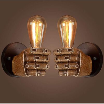 STOEX Wandleuchte Retro E27 Wand Lampen Innenbereich Industrielle Wandbeleuchtung Für Wohnzimmer Neben Schlafzimmer Loft Badezimmer - 2 Stück STOEX Wandleuchte Retro E27 Wand Lampen Innenbereich Industrielle Wandbeleuchtung Für Wohnzimmer Neben Schlafzimmer Loft Badezimmer - 2 Stück