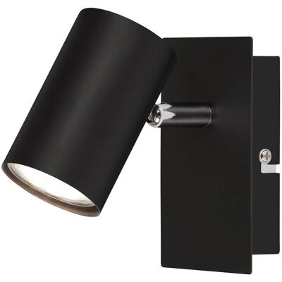 Briloner - Wandspot Schwenkbar Spot 1-flammig Gu10 Max. 40 Watt Schwarz Metall Briloner - Wandspot Schwenkbar Spot 1-flammig Gu10 Max. 40 Watt Schwarz Metall