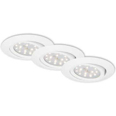BRILONER - LED recessed light - weiß - Ø8.2 cm - 3 W BRILONER - LED recessed light - weiß - Ø8.2 cm - 3 W