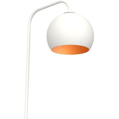 Lumicom Joe Stehlampe - E27, Metall, Weiß Matt/Kupferblatt Lumicom Joe Stehlampe - E27, Metall, Weiß Matt/Kupferblatt