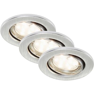 BRILONER LED Einbauspot-Set - 3W, Aluminium, GU10 - Innenraumlicht BRILONER LED Einbauspot-Set - 3W, Aluminium, GU10 - Innenraumlicht