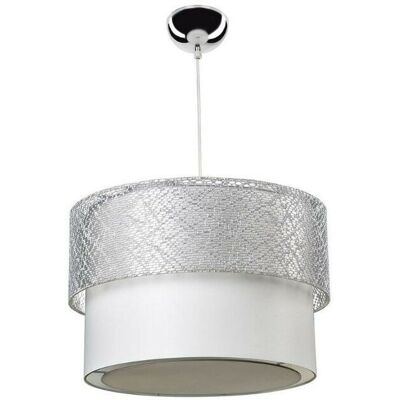 WEBMARKETPOINT Polo Mdl2355 Pendelleuchte Aus Grauem Stoff WEBMARKETPOINT Polo Mdl2355 Pendelleuchte Aus Grauem Stoff