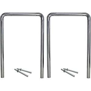 BAUMARKTPLUS 2 x Fahrradanlehnbügel 118 x 78 cm Edelstahl Ø 60 mm grau Typ U Einbetonieren Fahrradständer Parker Typ U BAUMARKTPLUS 2 x Fahrradanlehnbügel 118 x 78 cm Edelstahl Ø 60 mm grau Typ U Einbetonieren Fahrradständer Parker Typ U