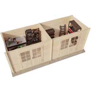 Alpholz Gartenhaus Maria Twin - Robuste 40mm Wand - Gartenhaus Alpholz Gartenhaus Maria Twin - Robuste 40mm Wand - Gartenhaus