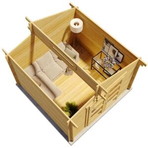 Alpholz Gartenhaus Aktiva - Stabil & Modern - 9m² - Holz Dach Alpholz Gartenhaus Aktiva - Stabil & Modern - 9m² - Holz Dach