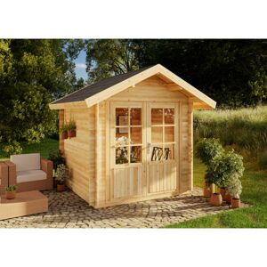 Gartenhaus Palma Gerätehaus aus Holz, Geräteschrank mit 28 mm Wandstärke, Gartenhaus mit Montagematerial - Alpholz Gartenhaus Palma Gerätehaus aus Holz, Geräteschrank mit 28 mm Wandstärke, Gartenhaus mit Montagematerial - Alpholz