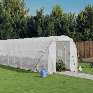 vidaXL Gewächshaus Weiß 18 x 2 x 2 m - Greenhouse vidaXL Gewächshaus Weiß 18 x 2 x 2 m - Greenhouse
