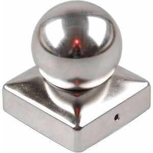 BAUMARKTPLUS Pfostenkappe Edelstahl 91 mm Kugel Abdeckkappe für Pfosten 9 x 9 cm BAUMARKTPLUS Pfostenkappe Edelstahl 91 mm Kugel Abdeckkappe für Pfosten 9 x 9 cm