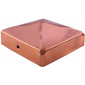 BAUMARKTPLUS Pfostenkappe Kupfer 101 mm Pyramide Abdeckkappe für Pfosten 10 x 10 cm BAUMARKTPLUS Pfostenkappe Kupfer 101 mm Pyramide Abdeckkappe für Pfosten 10 x 10 cm
