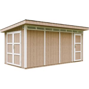 Gartenhaus Premium Qualität 8.52+2.95 M² - L279xw530cm -all-inclusive-set Mit Boden, Bitumen-dachziegeln, Farbset- Lp Smartside Timbela M905c Terra Brown Gartenhaus Premium Qualität 8.52+2.95 M² - L279xw530cm -all-inclusive-set Mit Boden, Bitumen-dachziegeln, Farbset- Lp Smartside Timbela M905c Terra Brown