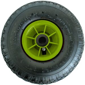 Baumarktplus - Sackkarrenrad Luftrad 260x85 3.00-4 Achlänge 75 mm 4PR Lagen mit Nadellager grün Baumarktplus - Sackkarrenrad Luftrad 260x85 3.00-4 Achlänge 75 mm 4PR Lagen mit Nadellager grün