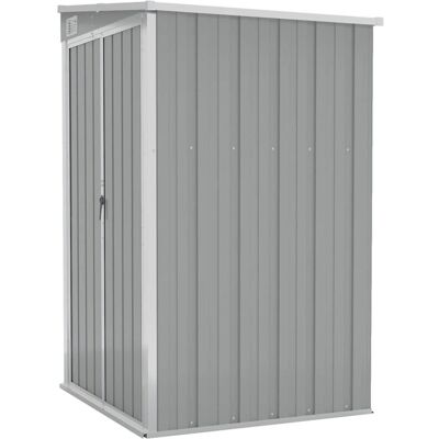 Vidaxl Wandgartenhaus Grau 118x100x178 Cm Galvanisierter Stahl Vidaxl Wandgartenhaus Grau 118x100x178 Cm Galvanisierter Stahl