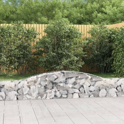 vidaXL Bogenförmiges Gabionenkorb - Gartendekoration vidaXL Bogenförmiges Gabionenkorb - Gartendekoration