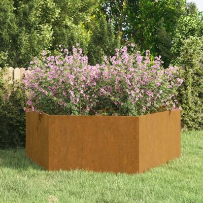 vidaXL 138x120x45 cm Rostiger Cortenstahl Pflanzgefäß - Pflanzer vidaXL 138x120x45 cm Rostiger Cortenstahl Pflanzgefäß - Pflanzer