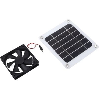 HEAT Solarbetriebener Abluftventilator Mit 20 % Wirkungsgrad, Wasserdicht, Für Wohnmobile Und Gewächshäuser HEAT Solarbetriebener Abluftventilator Mit 20 % Wirkungsgrad, Wasserdicht, Für Wohnmobile Und Gewächshäuser