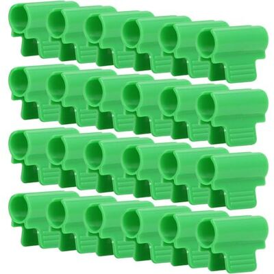 OEM Set Mit 24 Clips Für Gewächshäuser, Einseitige Schutznetze, Tunnel, Insektenschutzgitter, Gartenhäuser, Schattierungsnetze, 19 Mm Stange OEM Set Mit 24 Clips Für Gewächshäuser, Einseitige Schutznetze, Tunnel, Insektenschutzgitter, Gartenhäuser, Schattierungsnetze, 19 Mm Stange