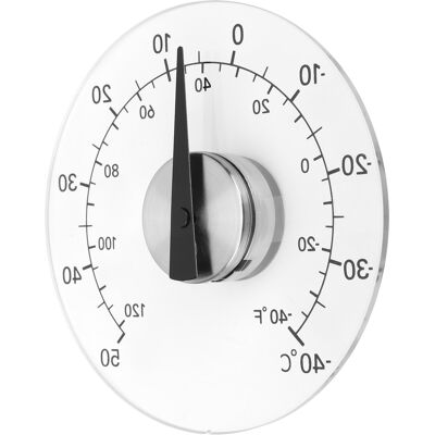 HEAT Außenthermometer, Selbstklebend, Transparent, Für Fenster, Türen, Gewächshäuser, Temperaturüberwachungsgerät HEAT Außenthermometer, Selbstklebend, Transparent, Für Fenster, Türen, Gewächshäuser, Temperaturüberwachungsgerät