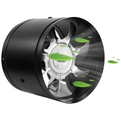 OEM 100 Mm Industrieller Wandlüfter Aus Metall, 140 M³/h, Für Badezimmer, Keller, Garage Und Growzelt (schwarz) OEM 100 Mm Industrieller Wandlüfter Aus Metall, 140 M³/h, Für Badezimmer, Keller, Garage Und Growzelt (schwarz)