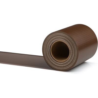 Electronicx Pvc Sichtschutzstreifen Sichtschutzrolle Braun Ral 8014 Doppelstabmatten 35m X 19cm 450g/m² Inkl. 20 Befestigungsclips Electronicx Pvc Sichtschutzstreifen Sichtschutzrolle Braun Ral 8014 Doppelstabmatten 35m X 19cm 450g/m² Inkl. 20 Befestigungsclips