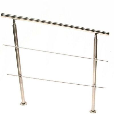 Apex - Edelstahl Treppengeländer 160 Handlauf Geländer Balkongeländer 2 Querstäbe 57214 Apex - Edelstahl Treppengeländer 160 Handlauf Geländer Balkongeländer 2 Querstäbe 57214