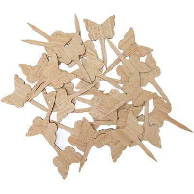 HEAT 30 Stück Pflanzenetiketten Aus Holz, Umweltfreundliche Schilder Für Gartenblumen, Topfpflanzen Und Gewächshäuser HEAT 30 Stück Pflanzenetiketten Aus Holz, Umweltfreundliche Schilder Für Gartenblumen, Topfpflanzen Und Gewächshäuser